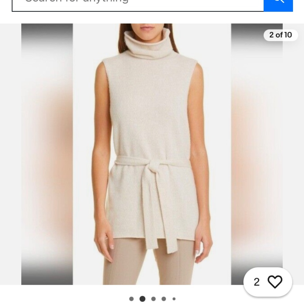 Vince cashmere and wool tunic, size XS